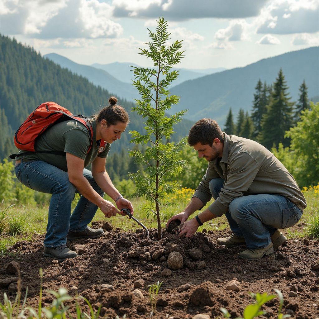 Reîmpădurirea zonelor degradate